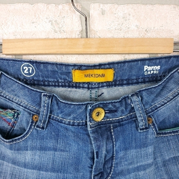 MEK DNM Paros Style Capris Low Rise Size 27 - Picture 7 of 11